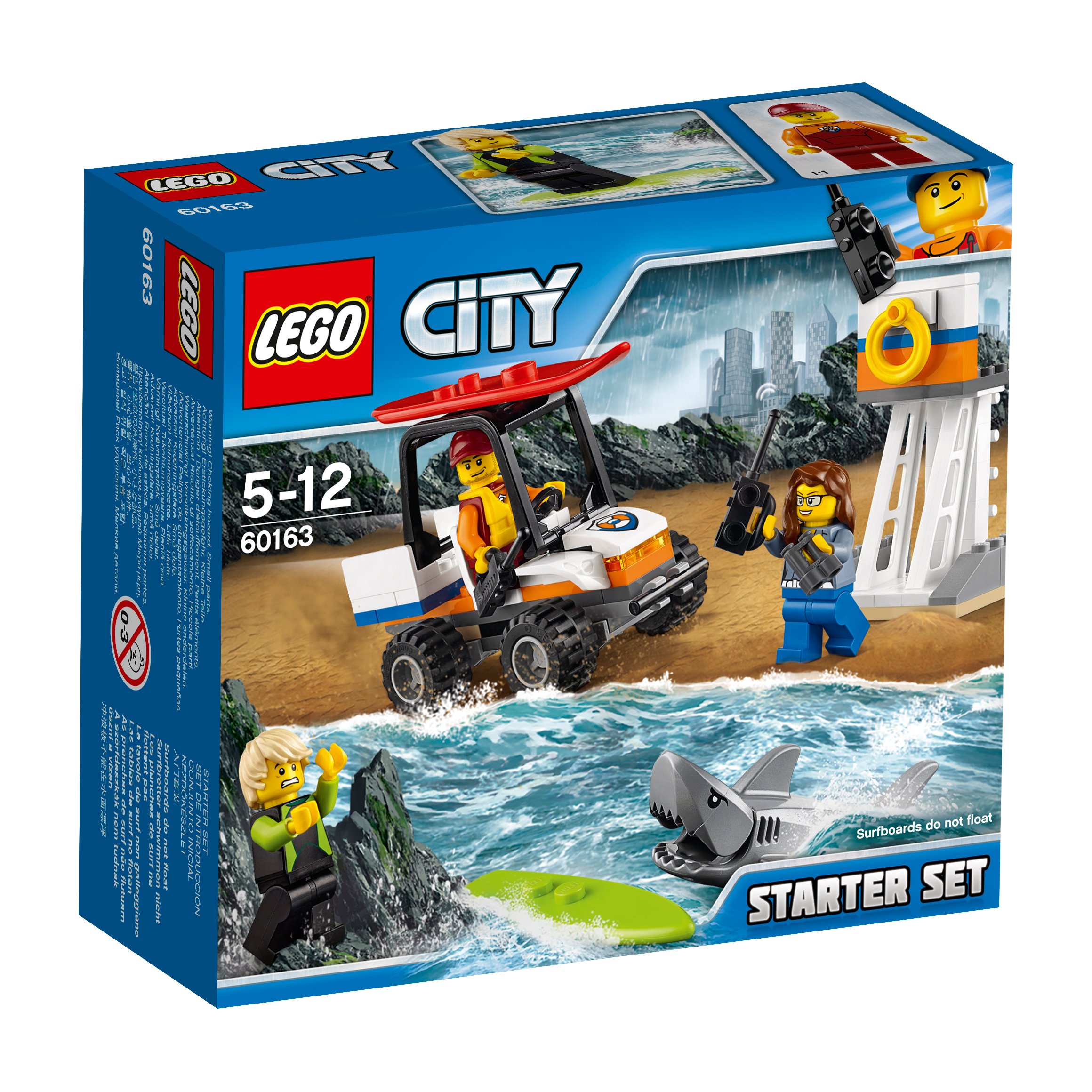 Lego City 60163 Coast Guard Straż przybrzeżna startowy nowy zestaw klocków