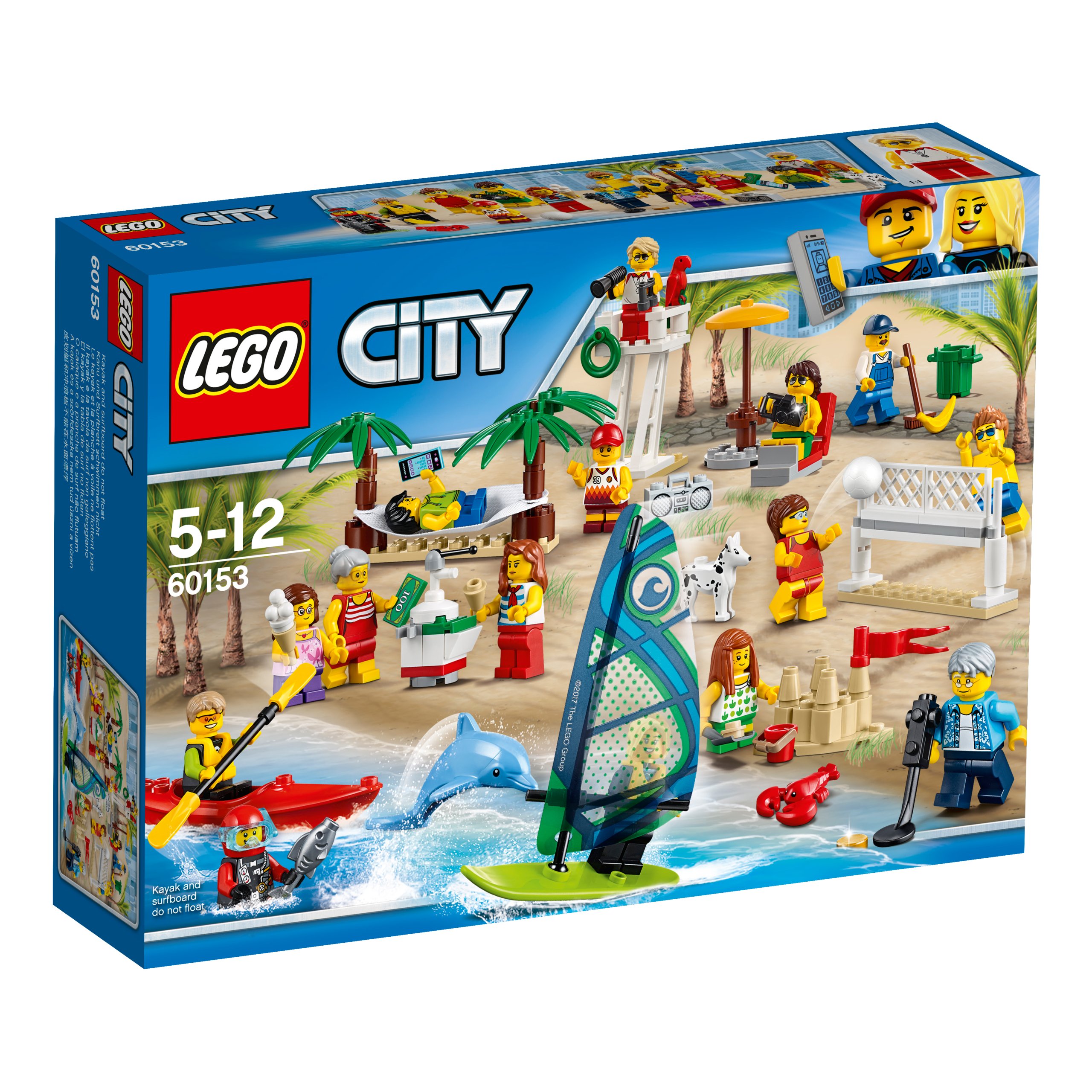 stavebnice Lego City Town Zábava na pláži 60153 Nový Set Unikát