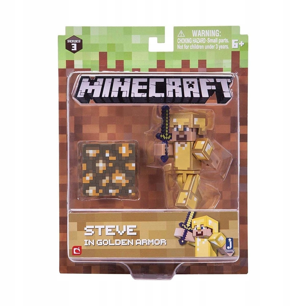 

Tm Toys Minecraft Steve W Złotej Zbroi Min16488