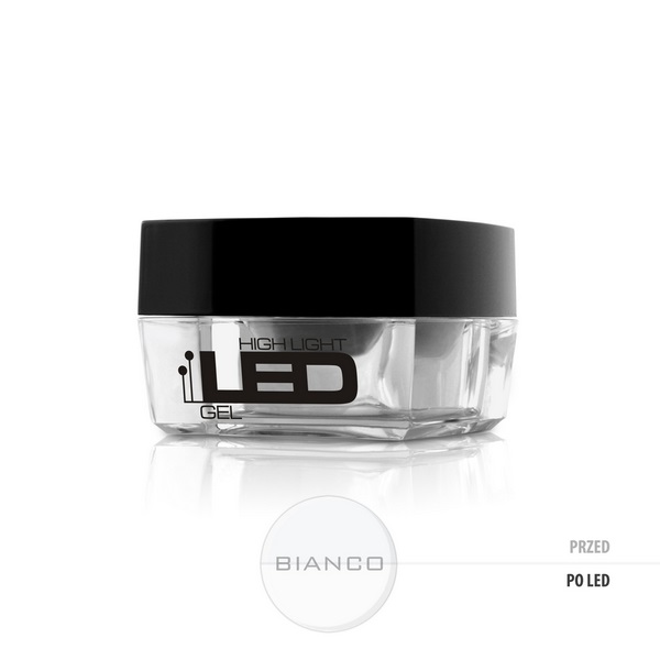 

Silcare High Light Led Gel żel do paznokci Bianco
