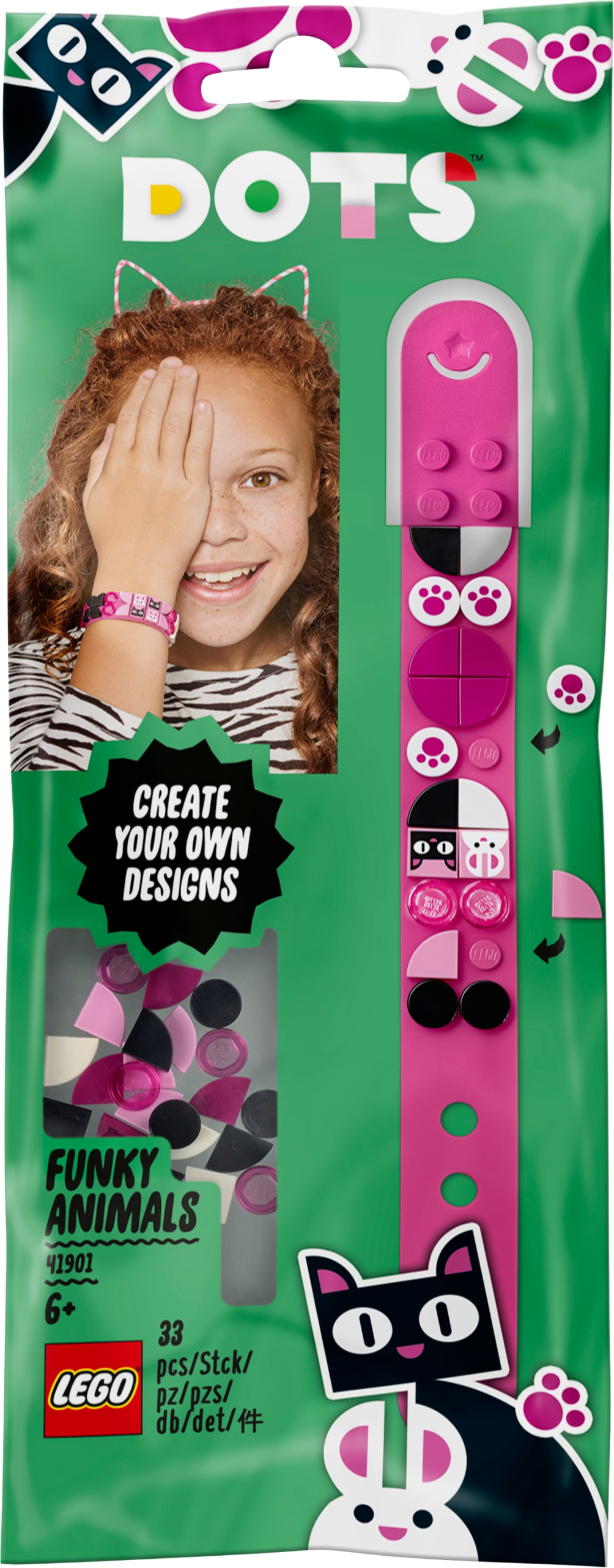 

Lego Dots Bransoletka ze zwierzakami 41901