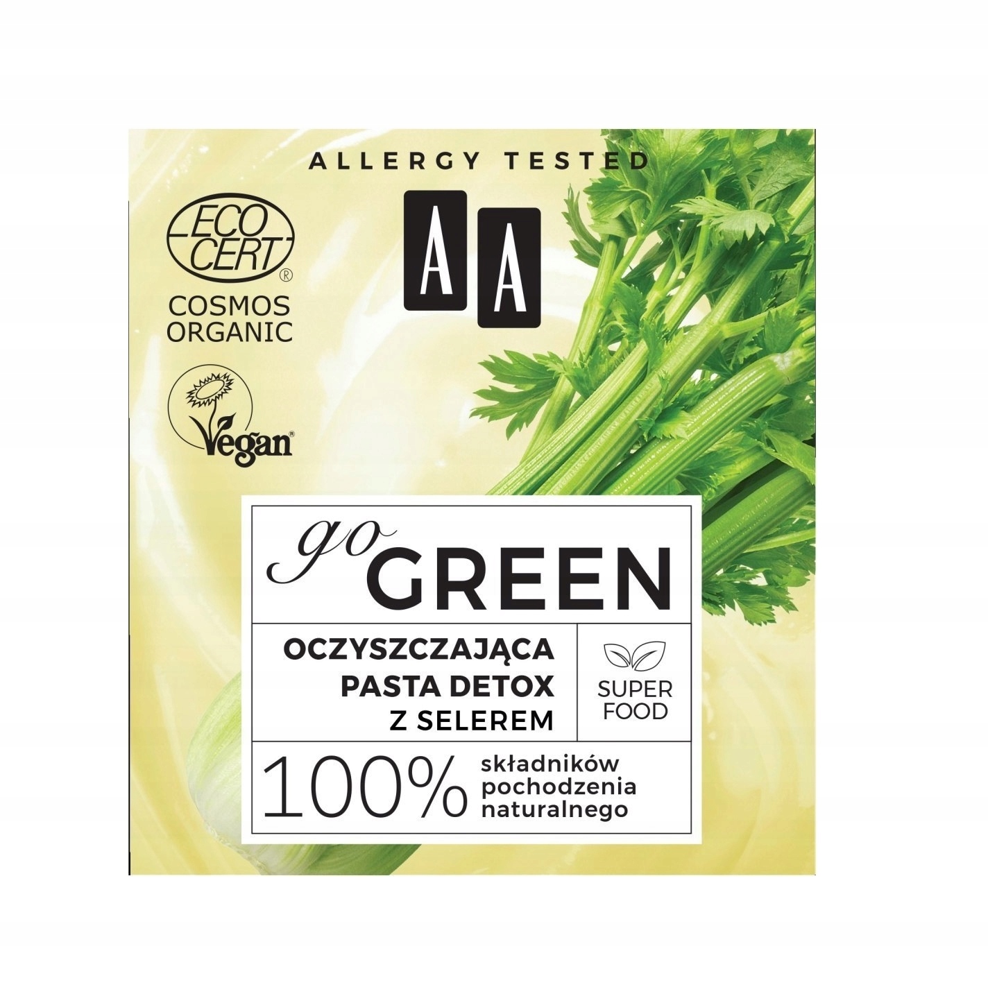 

Aa Go Green oczyszczająca pasta detox z selerem