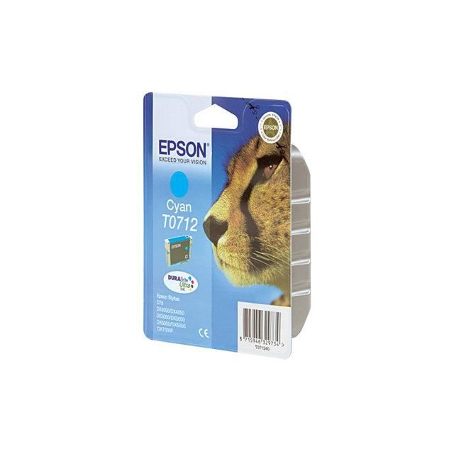 Tusz Epson niebieski (cyan) C13T07124012