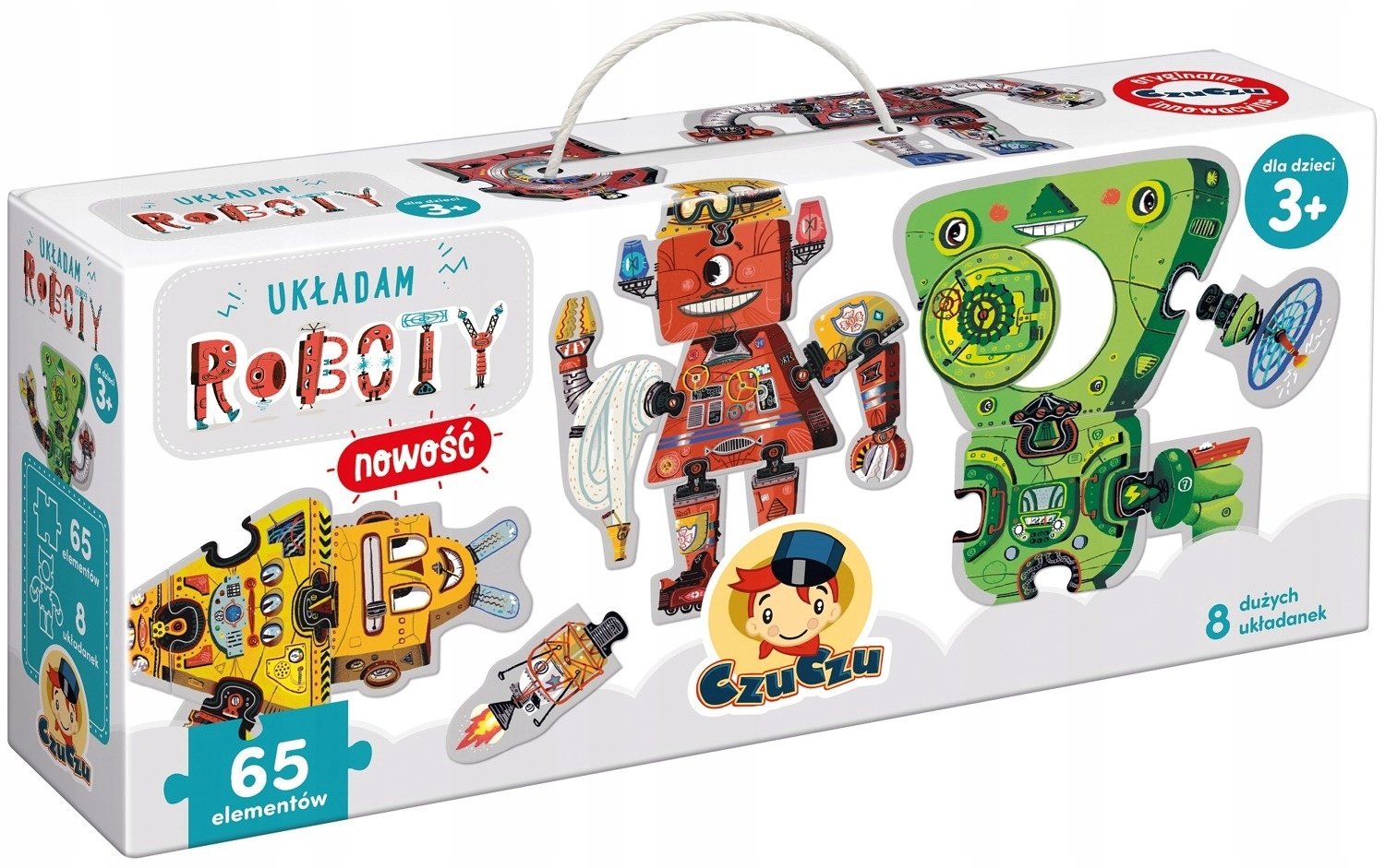 

Układanka CzuCzu Układam roboty 65 el.