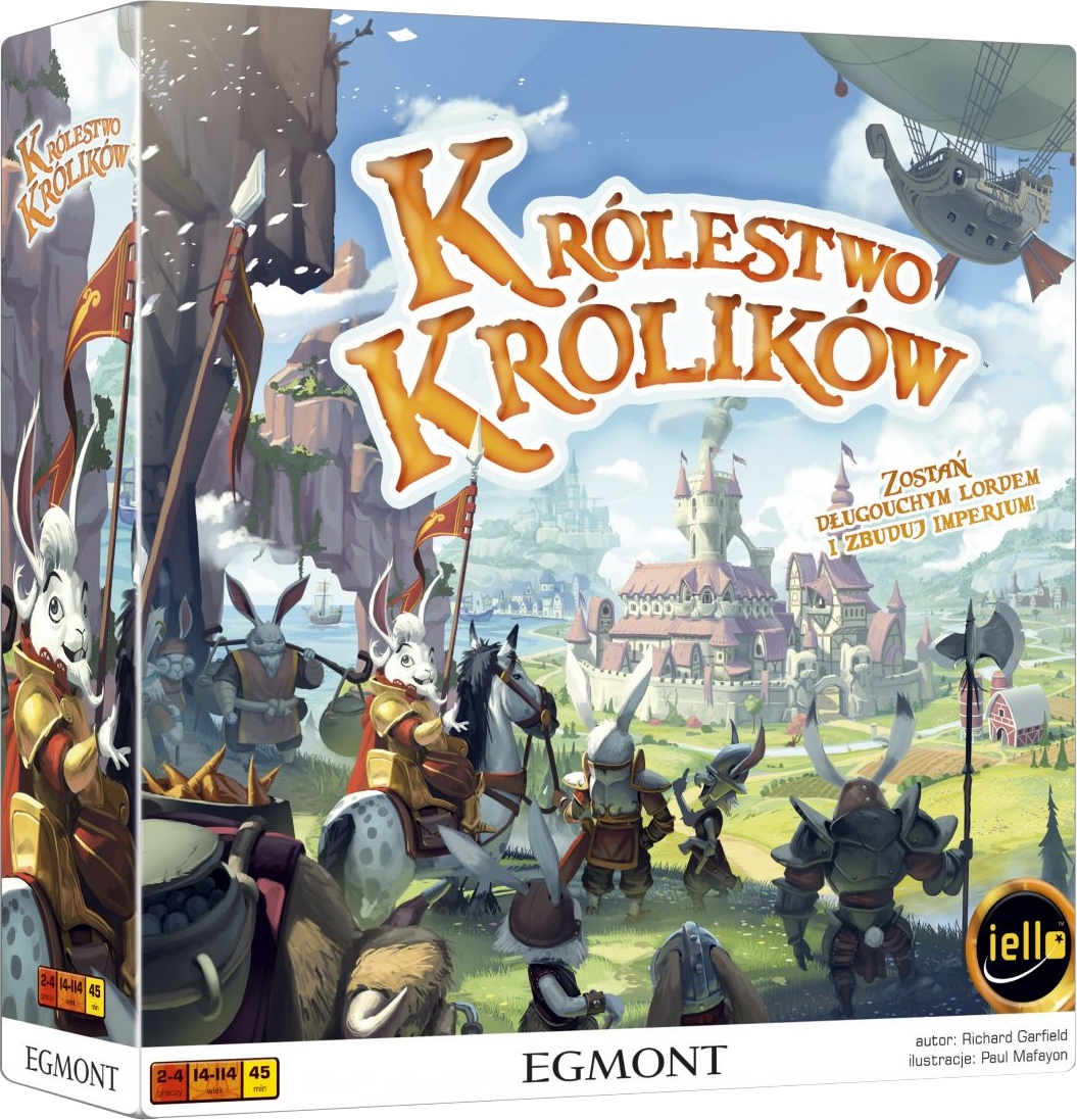 Królestwo Królików Gra Planszowa Egmont Strategiczna 2–4 Graczy 14+