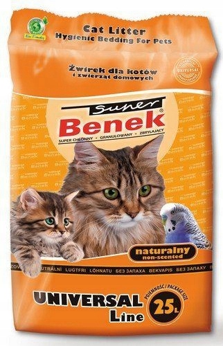 

Żwirek Super Benek Uniwersal Naturalny 25l