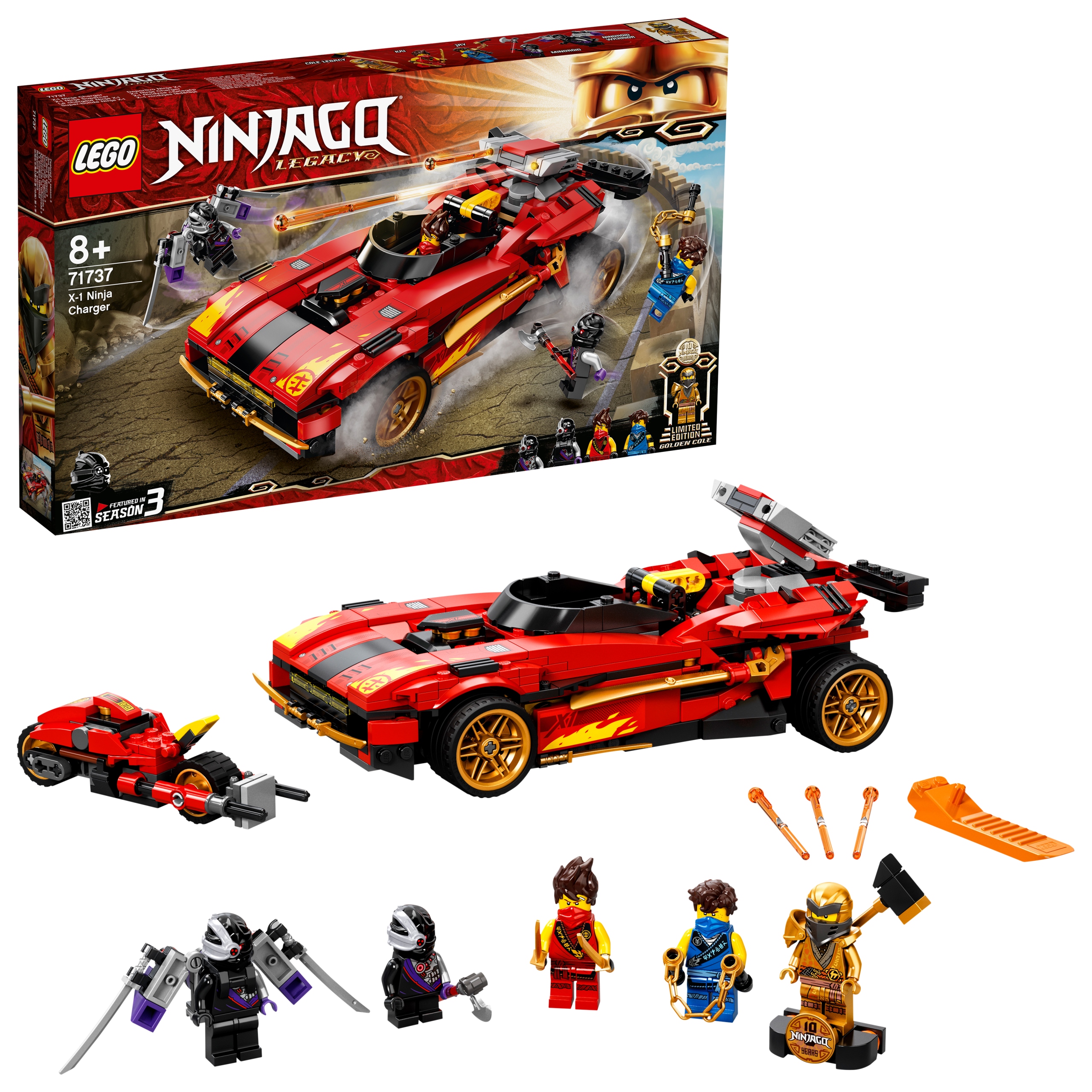 

Lego Ninjago Ninjaścigacz X-1 71737
