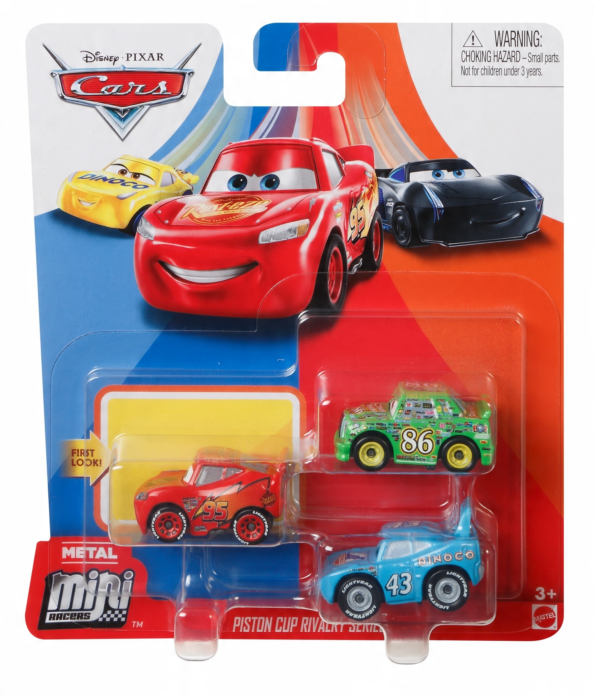

Auta Cars mini racers zestaw 3 autka GKG64