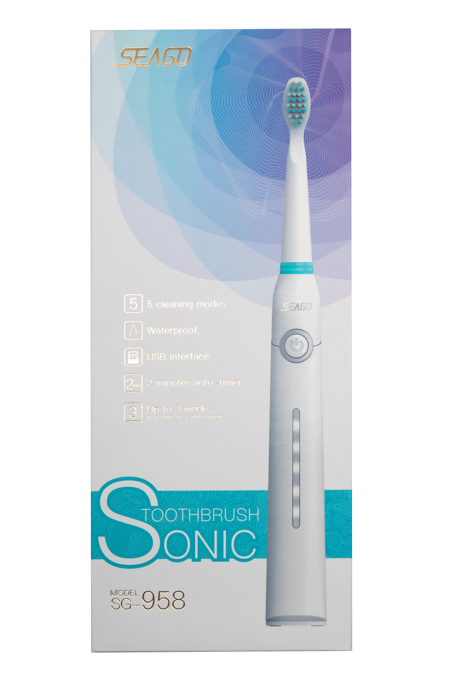 

Seago Szczoteczka soniczna(SG-958) biała