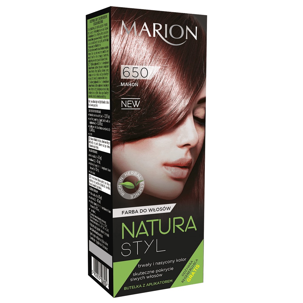 

Marion Natura Styl farba do włosów 650 Mahoń