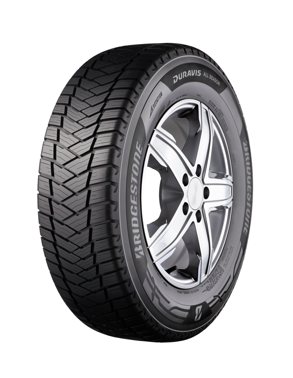 2X 215 / 65R16C BRIDGESTONE DURAVIS ALL SEASON 106T