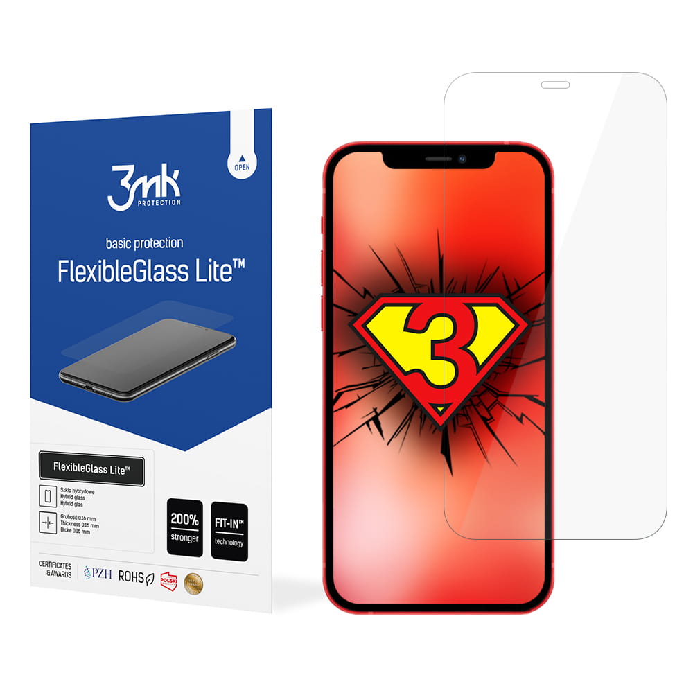 

Szkło Hybrydowe 3MK Do Apple iPhone 12 12 Pro