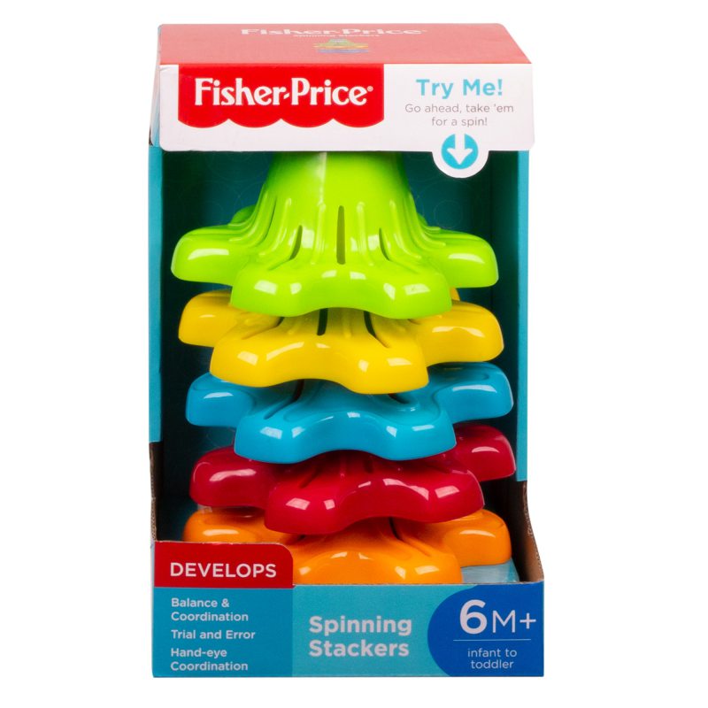 

Fisher Price Wirująca wieżyczka do układania FYL38