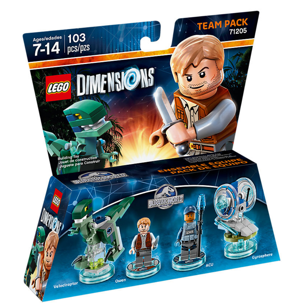 LEGO Dimensions 71205 Jurassic World Team Pack NOWY ZESTAW UNIKAT