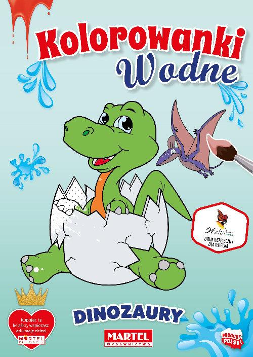 

Kolorowanka wodna Dinozaury Martel