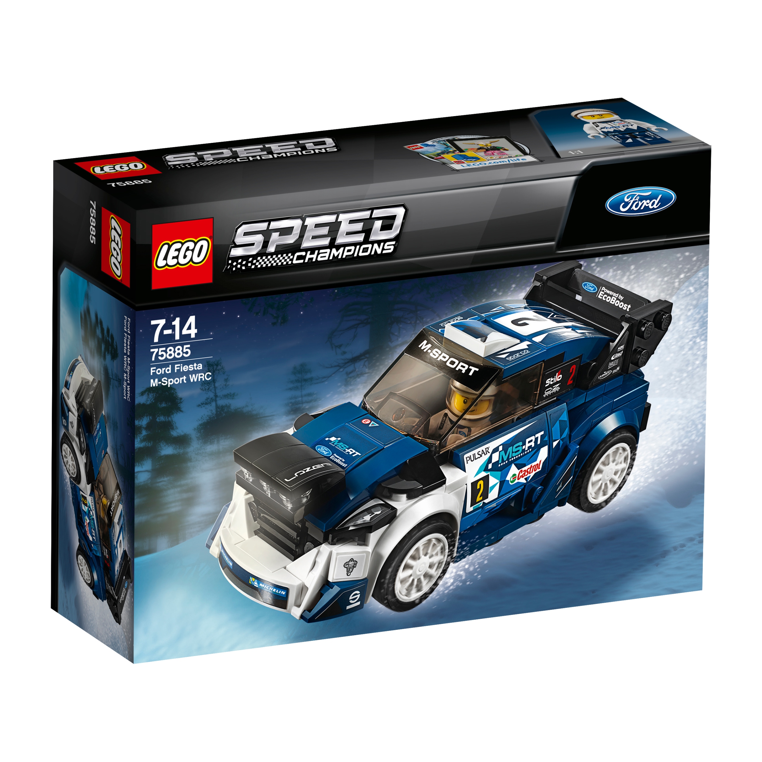Lego Speed Champions Ford Fiesta M-Sport Wrc 75885