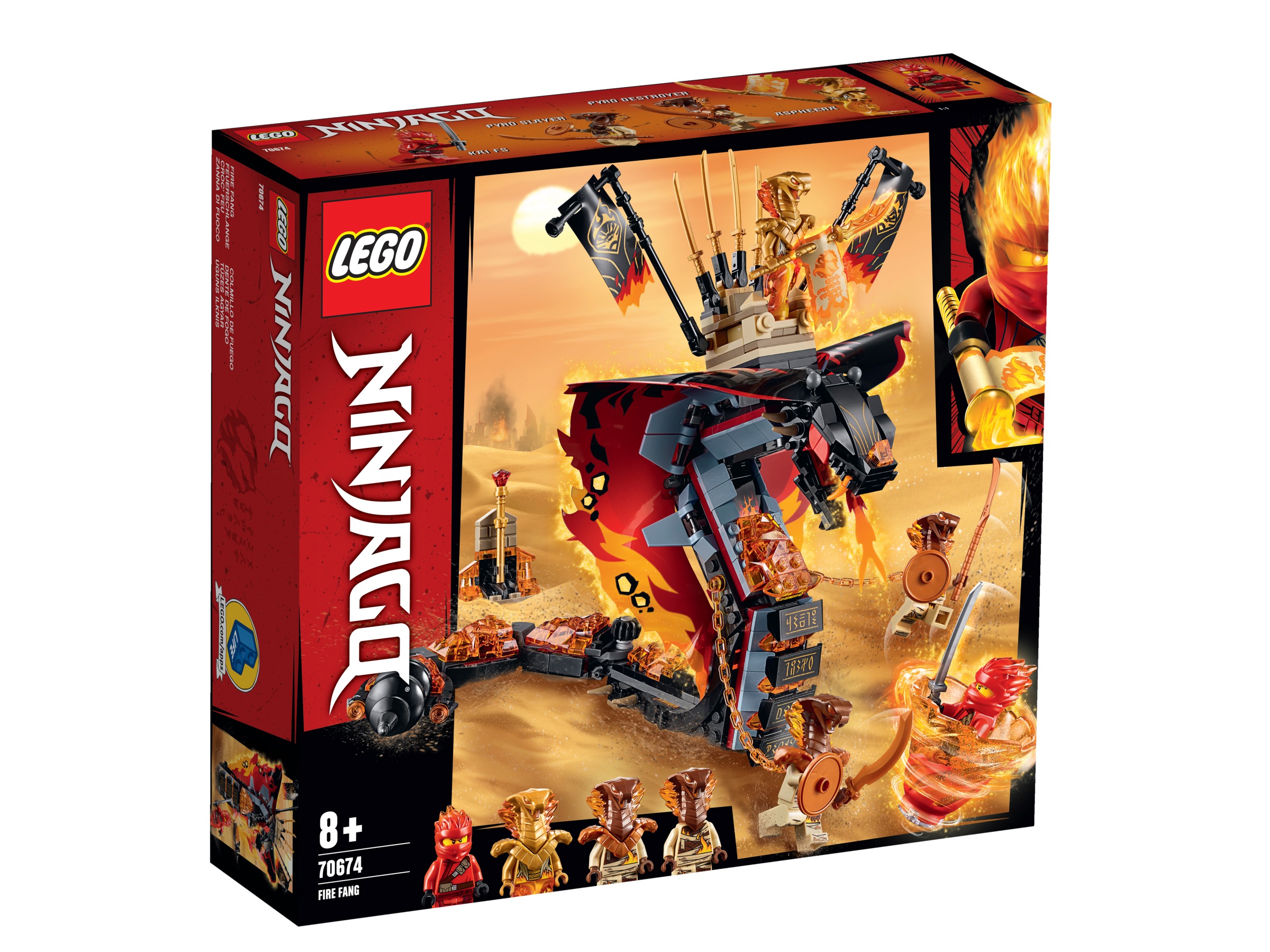 

Klocki Lego Ninjago Ognisty kieł 70674