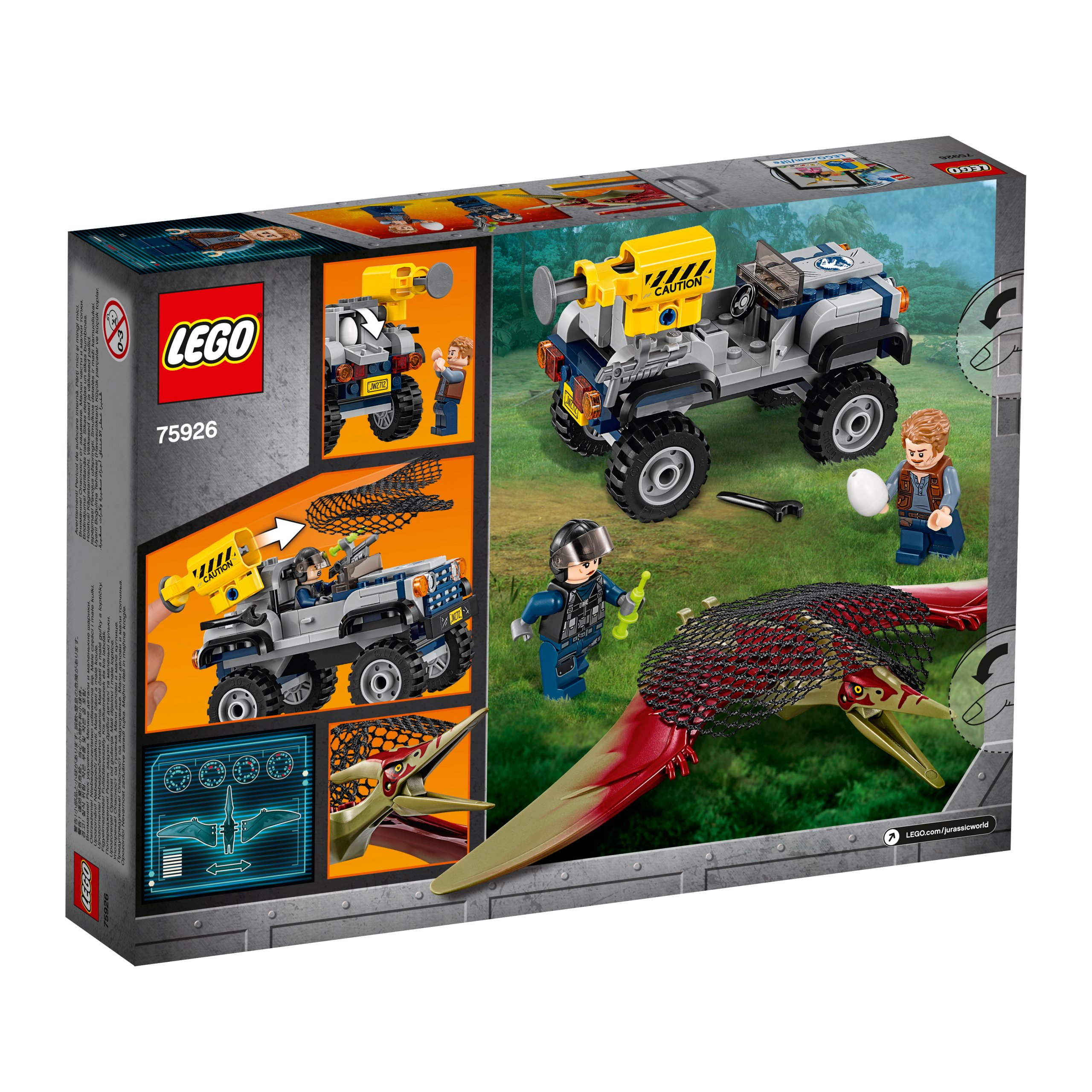 Lego Jurassic World Pościg za pteranodonem 75926