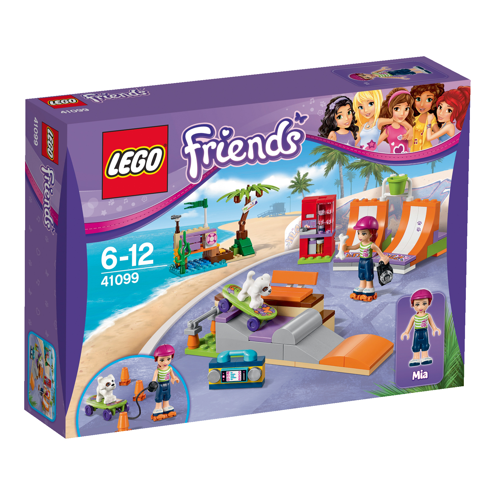 Klocki Lego Friends Skatepark w Heartlake 41099