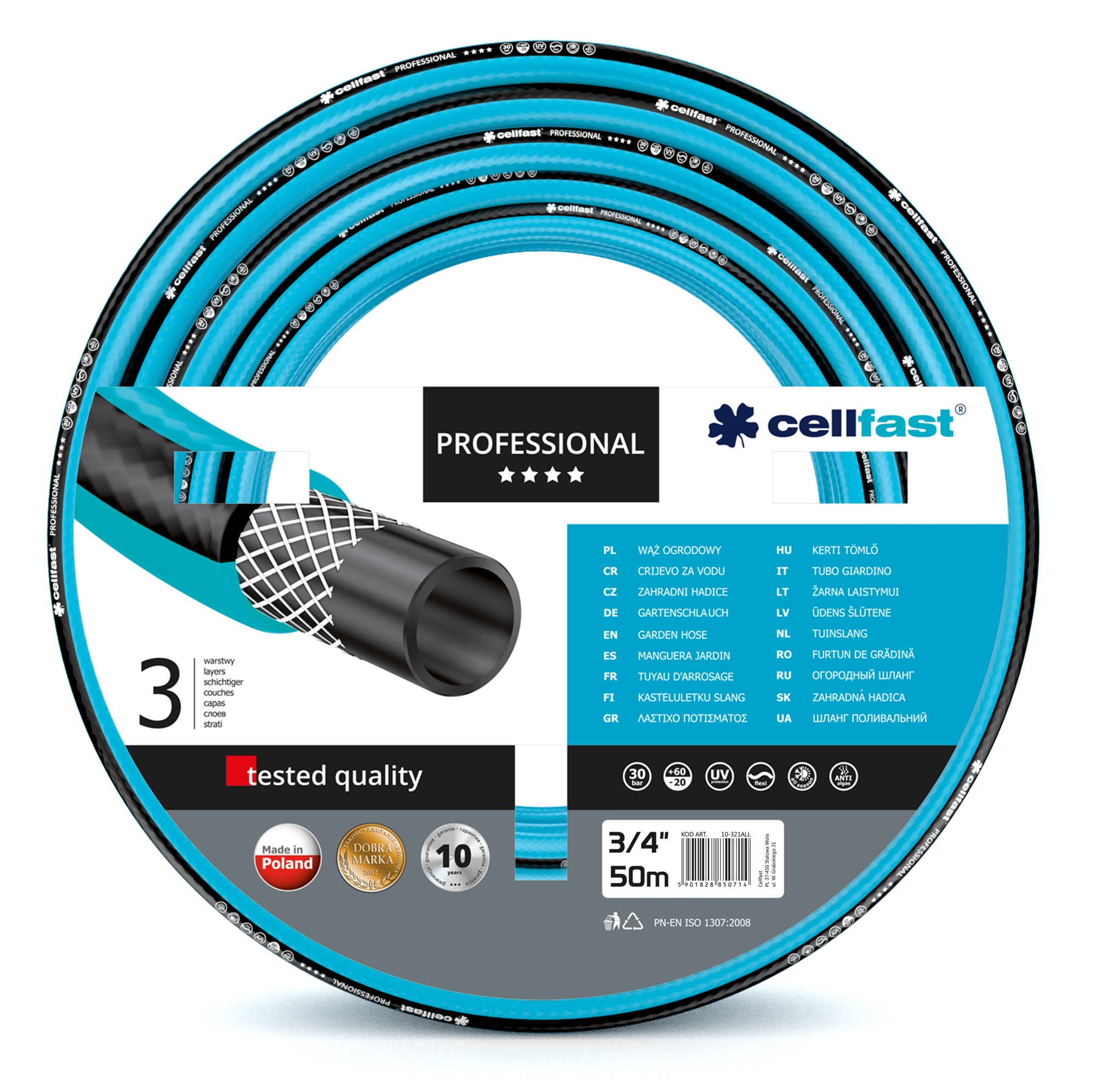 

Cellfast Wąż ogrodowy Professional 3/4" 50 mb
