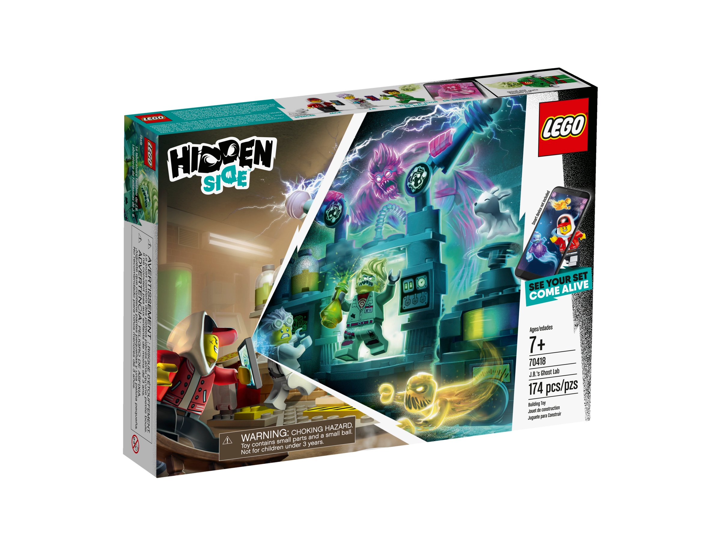 LEGO Hidden Side Laboratorium duchów 70418 + GRATIS Marka LEGO