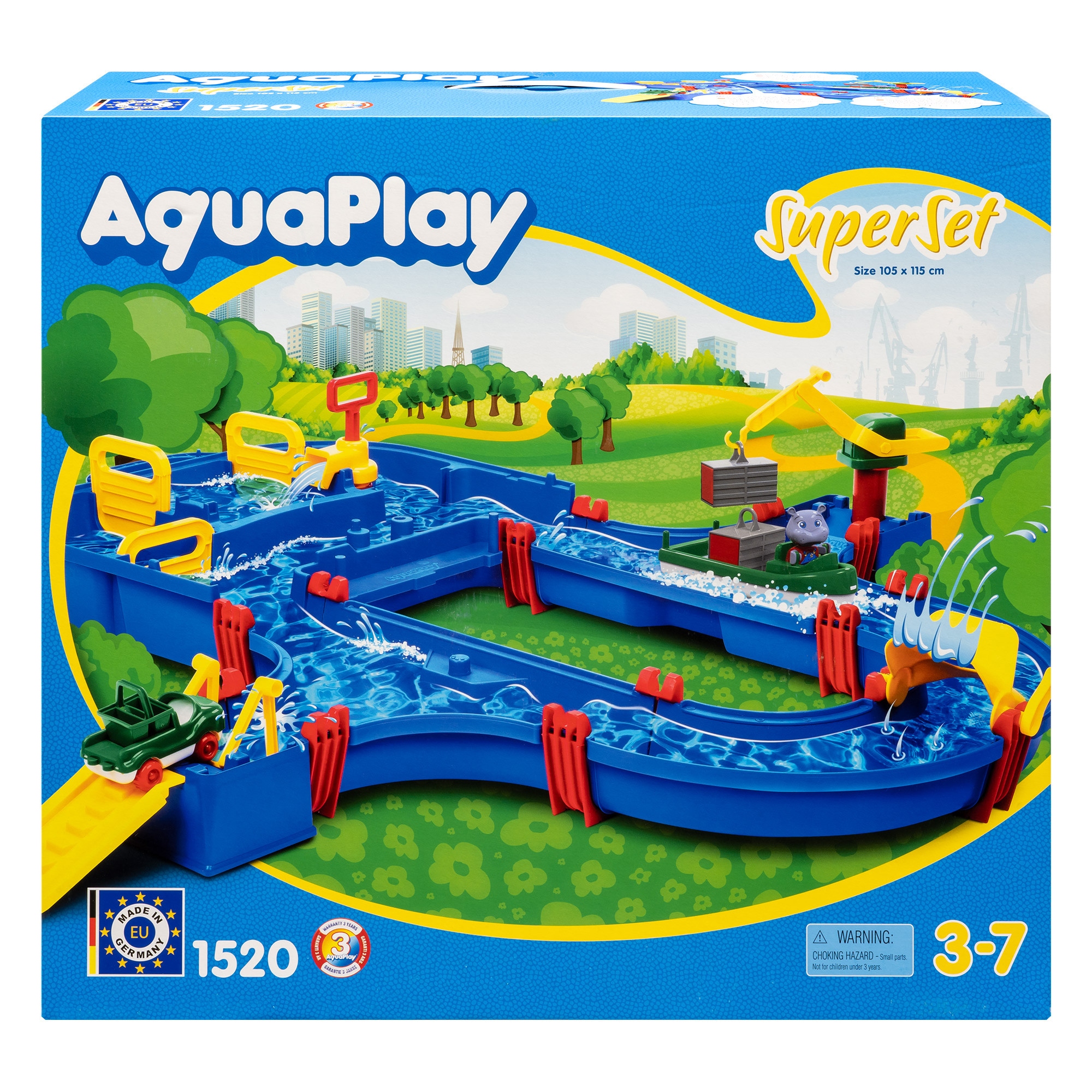 Simba AquaPlay SuperSet 1520 Tor wodny 1520 8700001520 115x105x22 cm 42elem