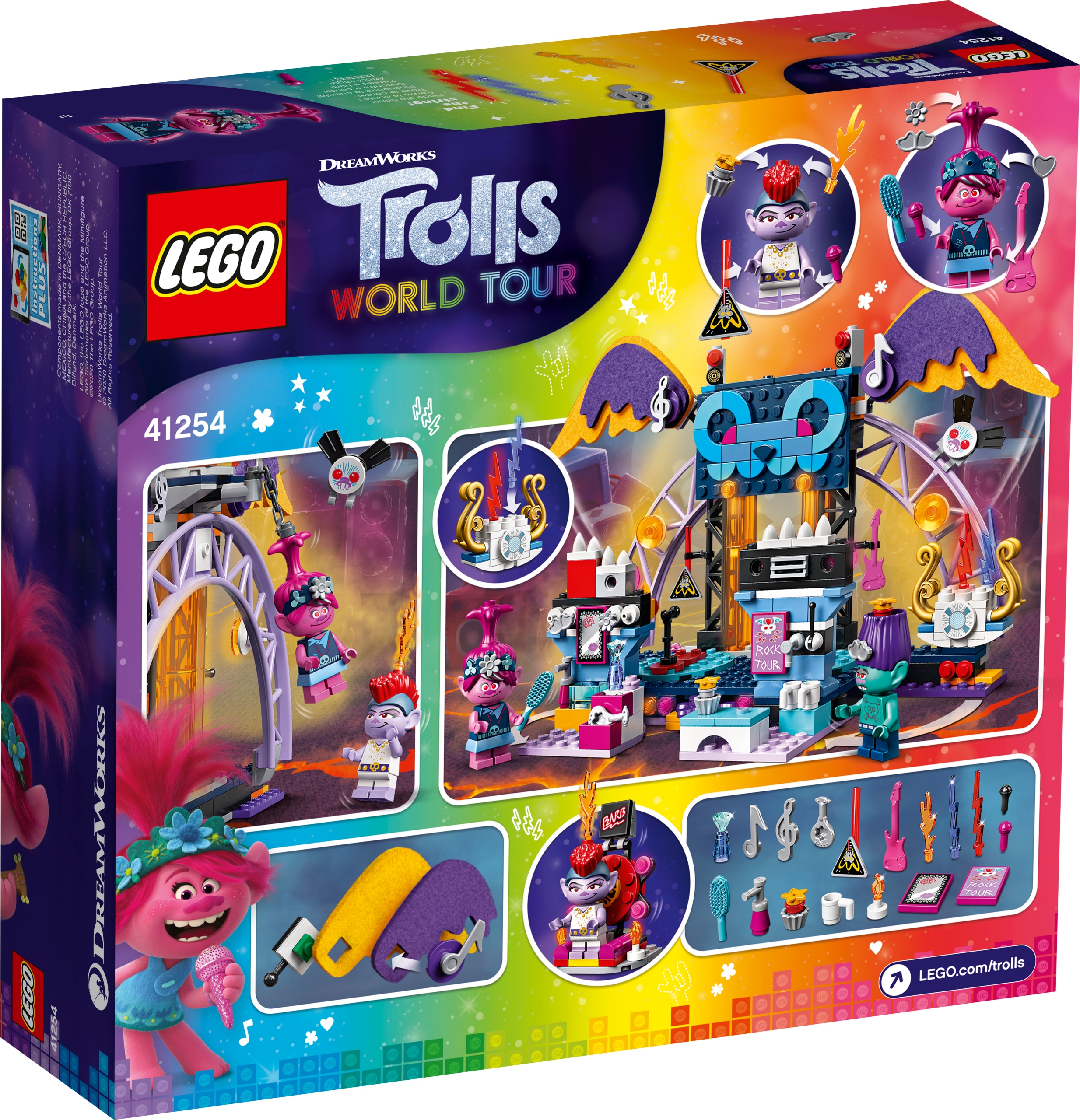 NOWY ZESTAW LEGO Trolls 41254 Koncert w Volcano Rock City