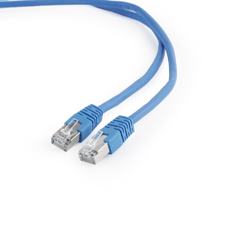 

Patchcord Ftp Cat 6 Gembird PP6-1M/B niebieski 1 m