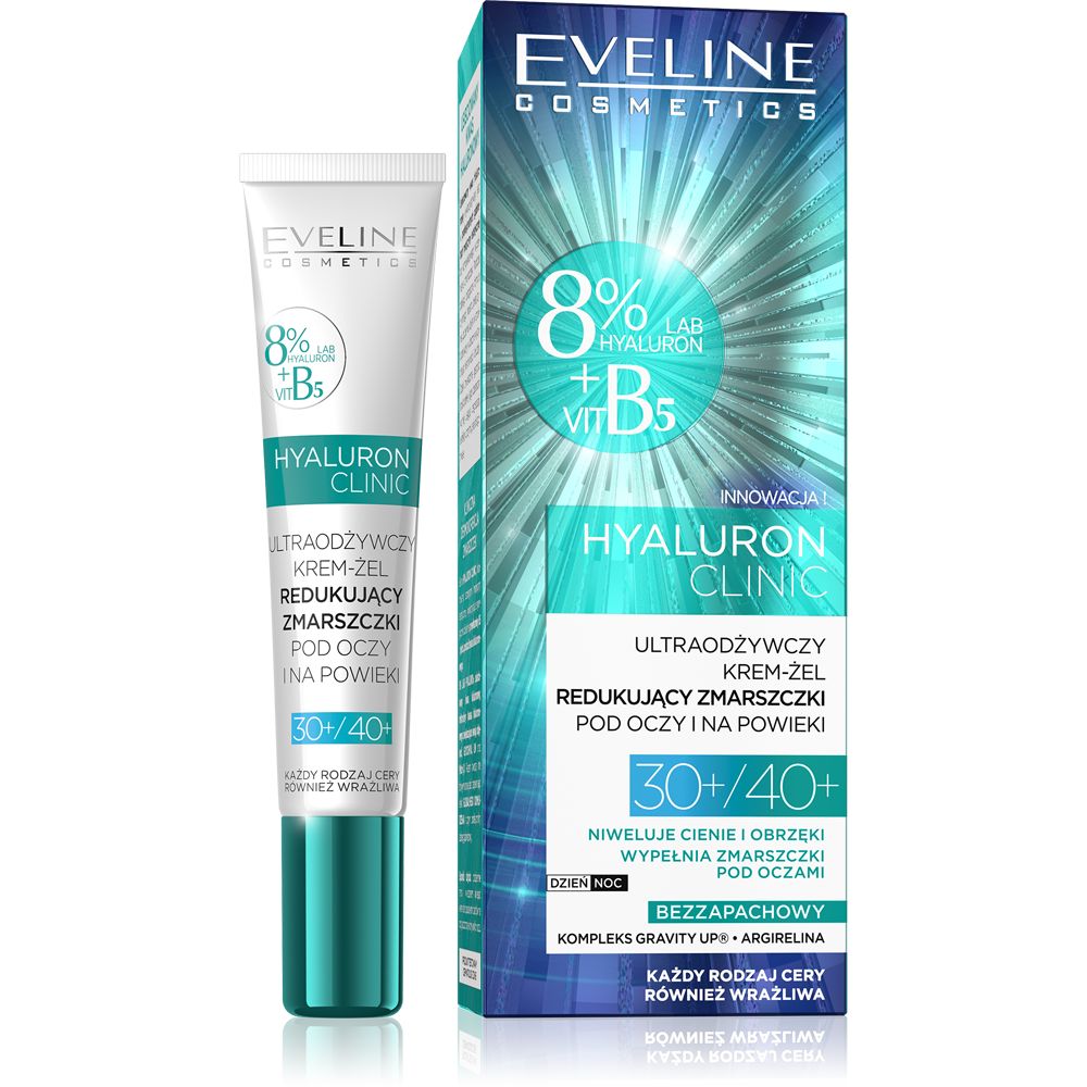 

Eveline Hyaluron Clinic 30+/40+ krem-żel pod oczy