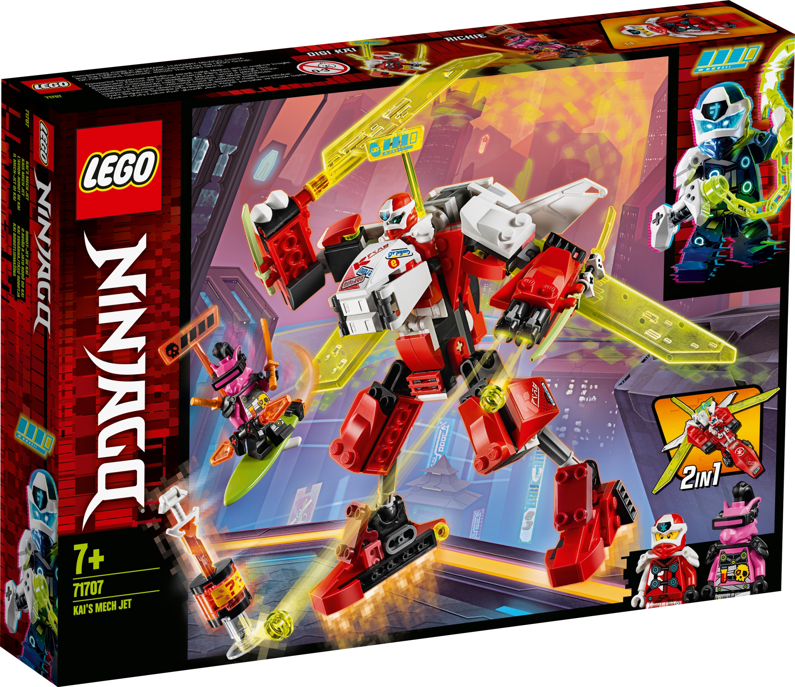 

Lego Ninjago Robot odrzutowiec Kaia 71707