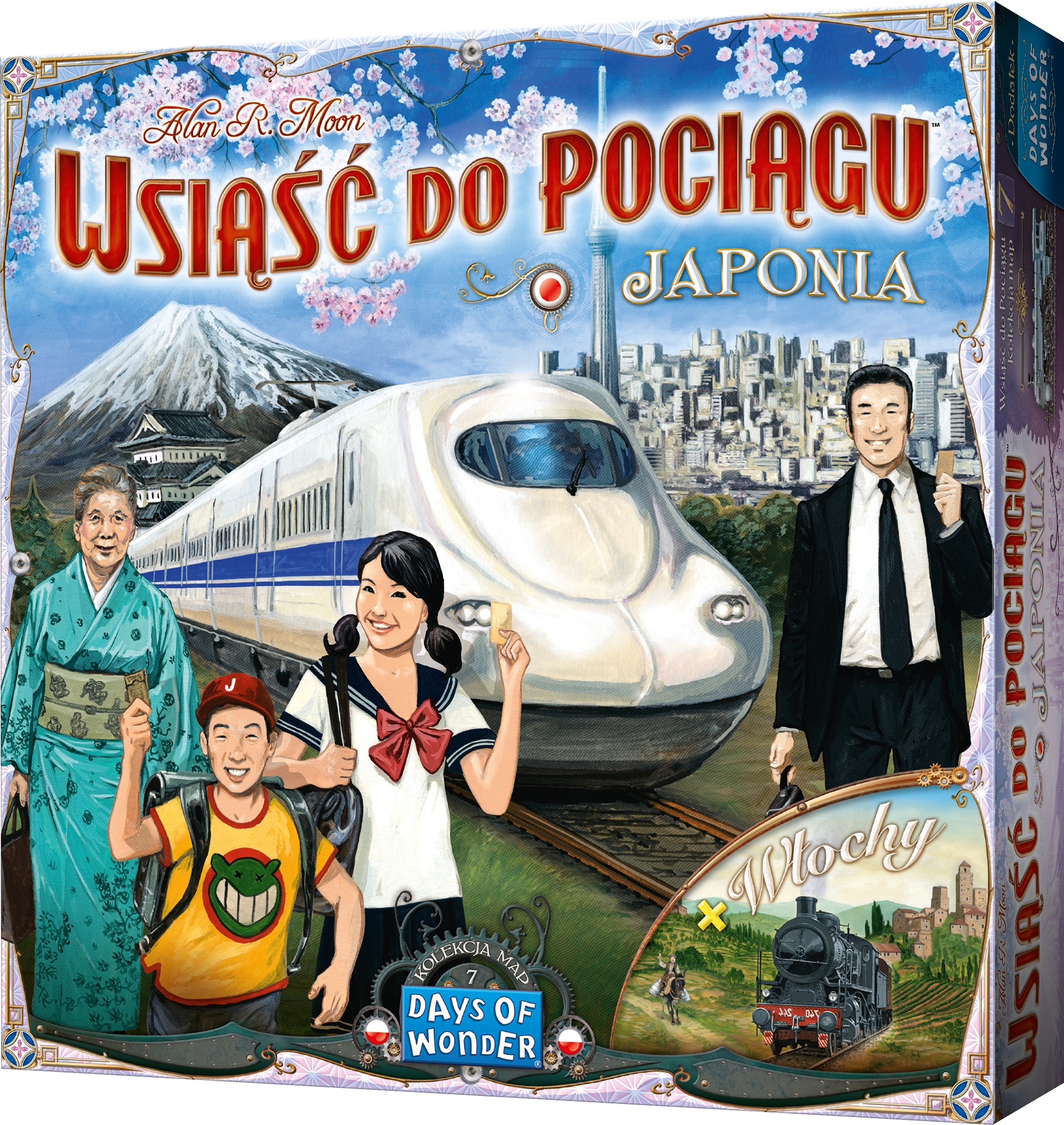 

Wsiąść do pociągu kolekcja map 7 Japonia i Włochy