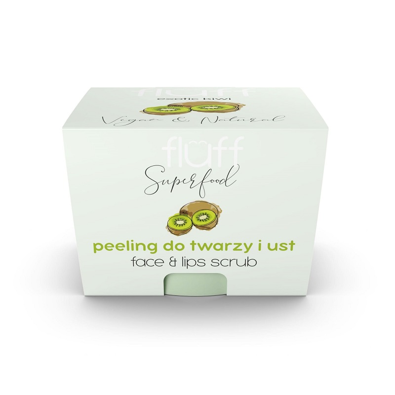 

Fluff Face And Lips Scrub peeling do twarzy Kiwi