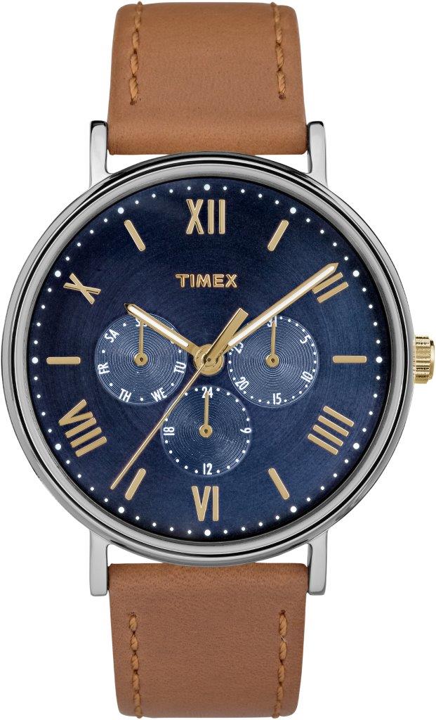 

Zegarek męski Timex TW2R29100 brązowy datownik 30M