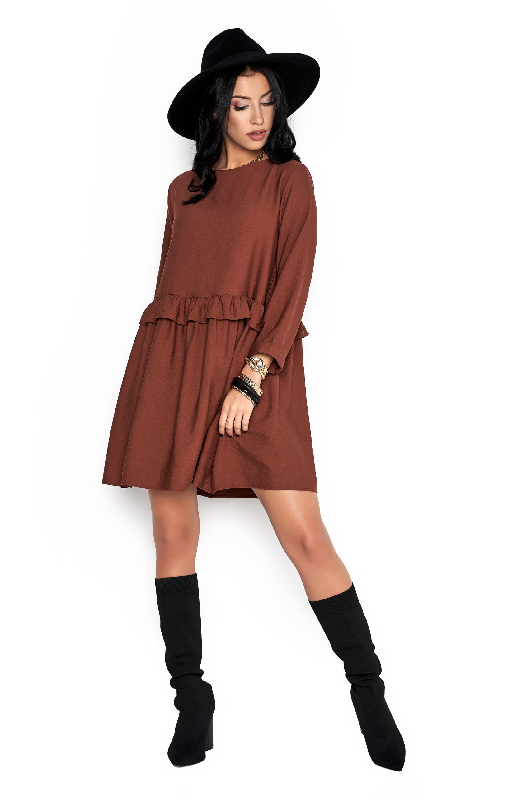 

Sukienka Sugarfree oversize brązowa rozmiar S