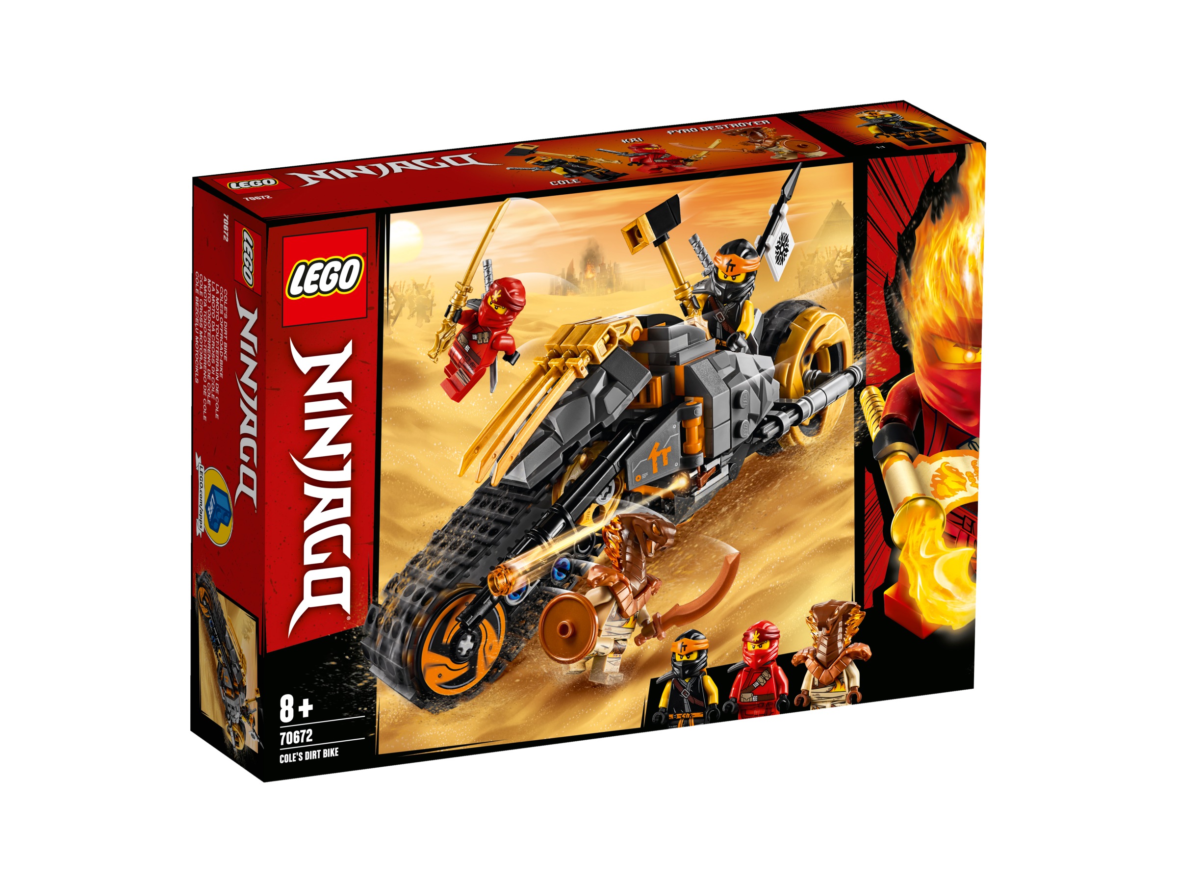 

Lego Ninjago Motocykl Cole'a 70672