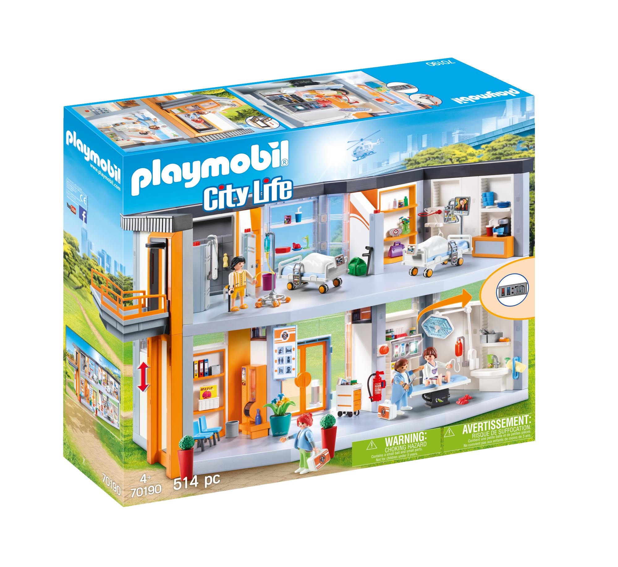 

Playmobil Duży szpital z wyposażeniem 70190