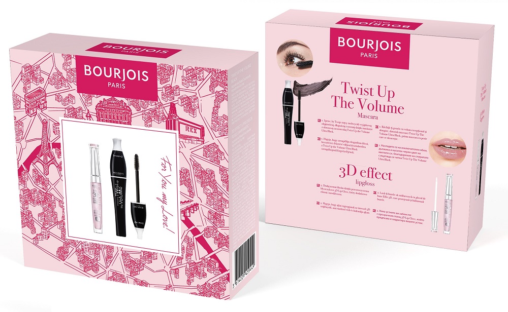 

Bourjois For You My Love! zestaw mascara błyszczyk