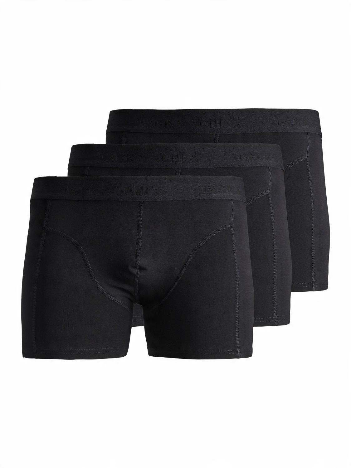 

Jacwaistband 3pak Bokserki JackAndJones czarny rM