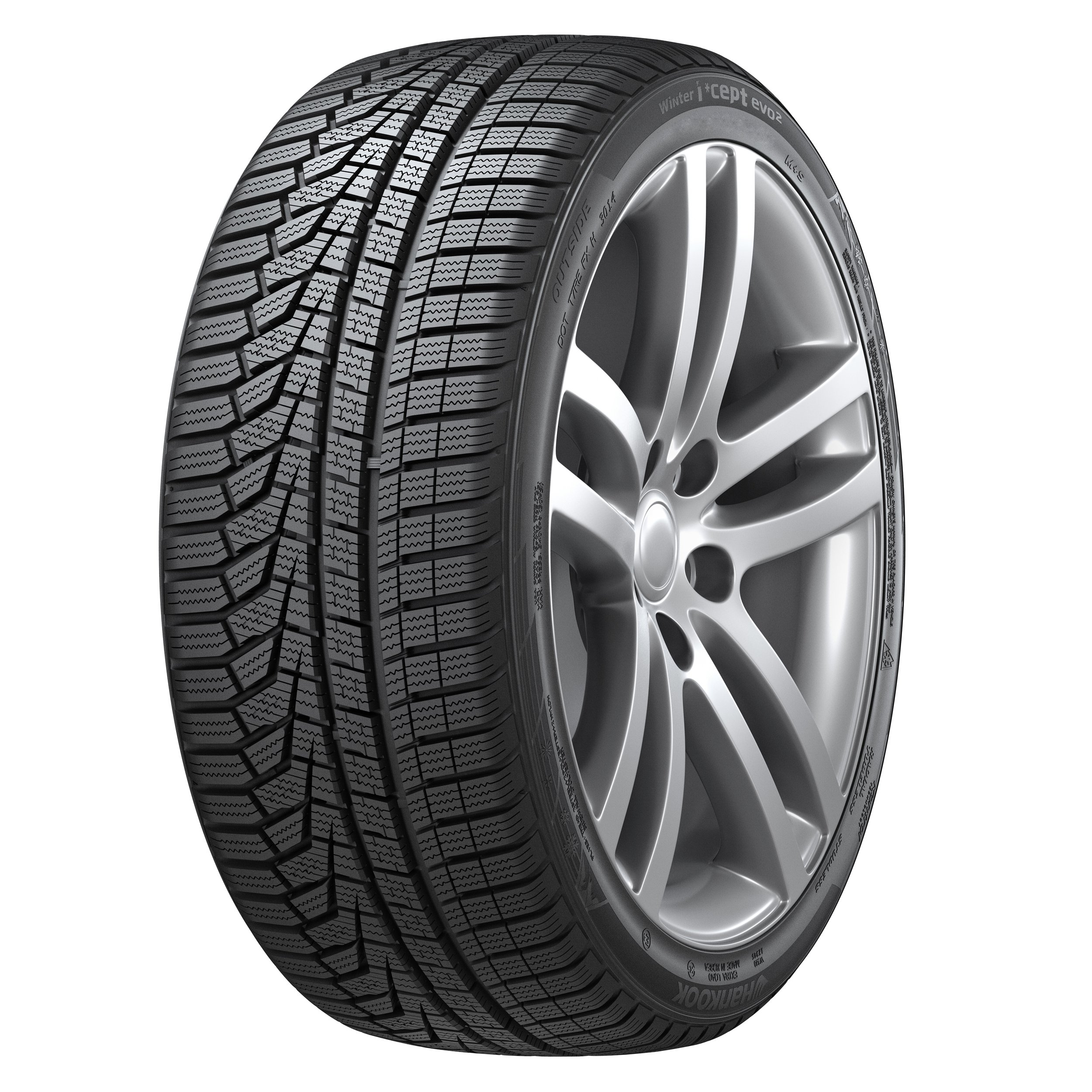 1x 205/60R16 HANKOOK WINTER ICEPT EVO2 W320B 92H