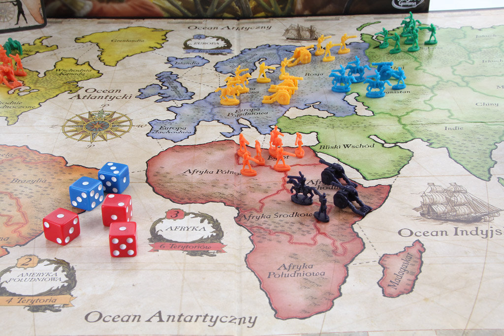 RYZYKO GRAJ I PODBIJAJ ŚWIAT GRA STRATEGICZNA PLANSZÓWKA STRATEGIA Kod producenta 576587