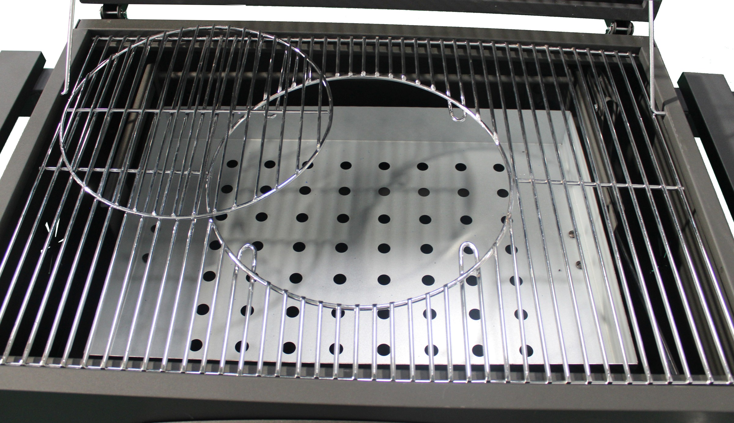 GRILL WĘGLOWY - ZELIWNY RUSZT - ANGULAR XXL Szerokość grilla 146 cm