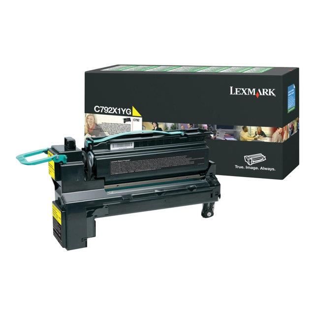 Toner Lexmark Toner Optra C792 žltý 20k C792X1YG žltý (yellow)
