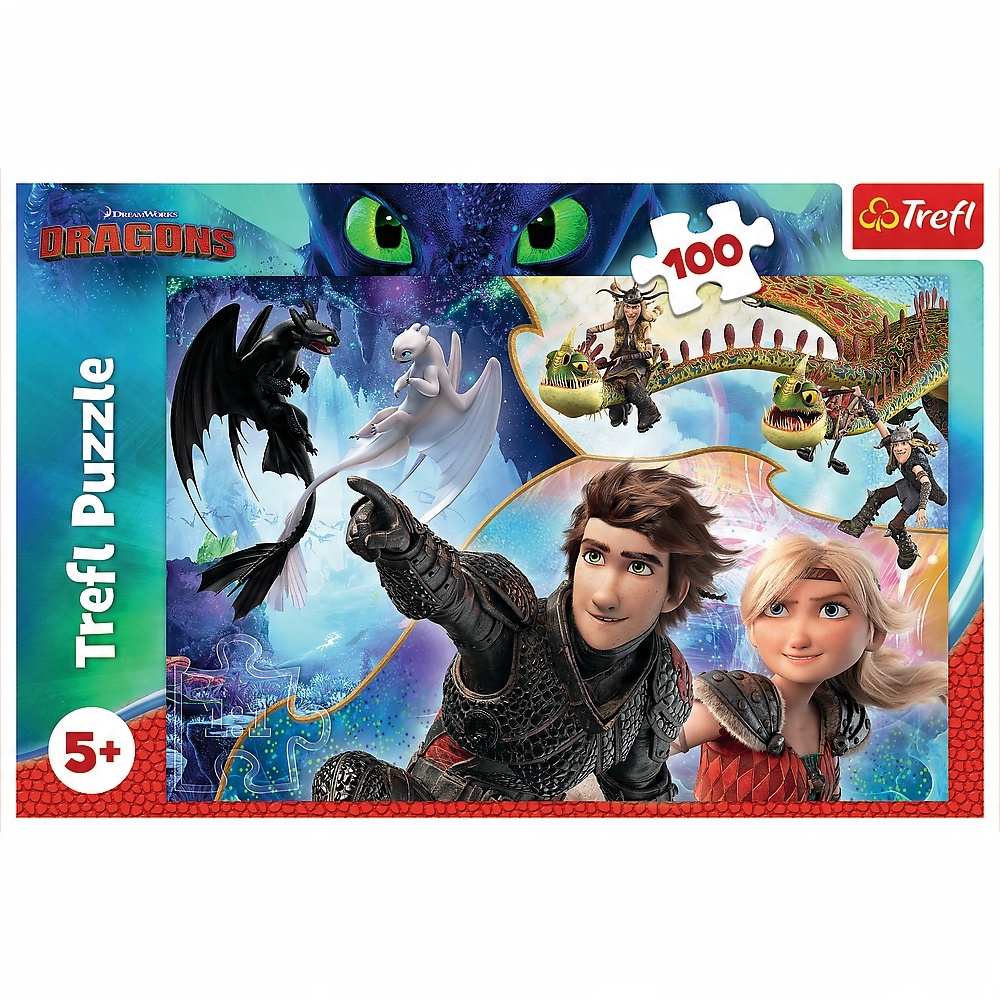 

Trefl Puzzle Dragons W krainie smoków 100 el.16392