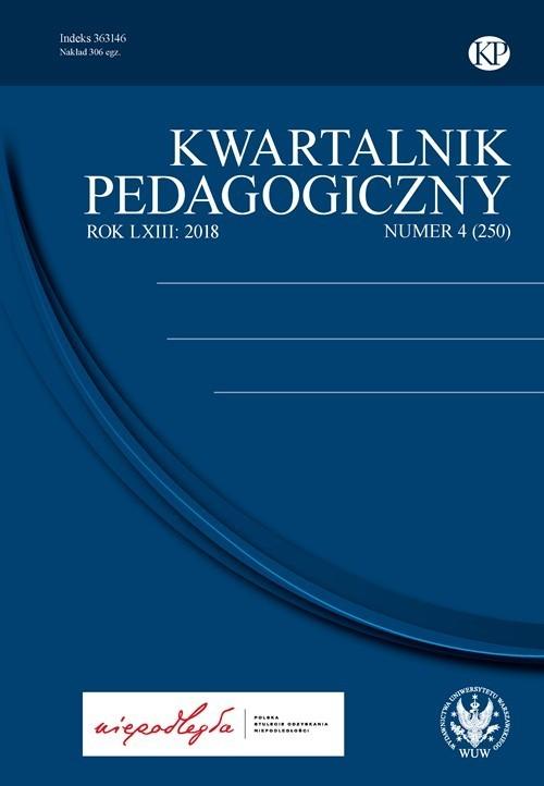 

Kwartalnik Pedagogiczny 2018/4 (250)