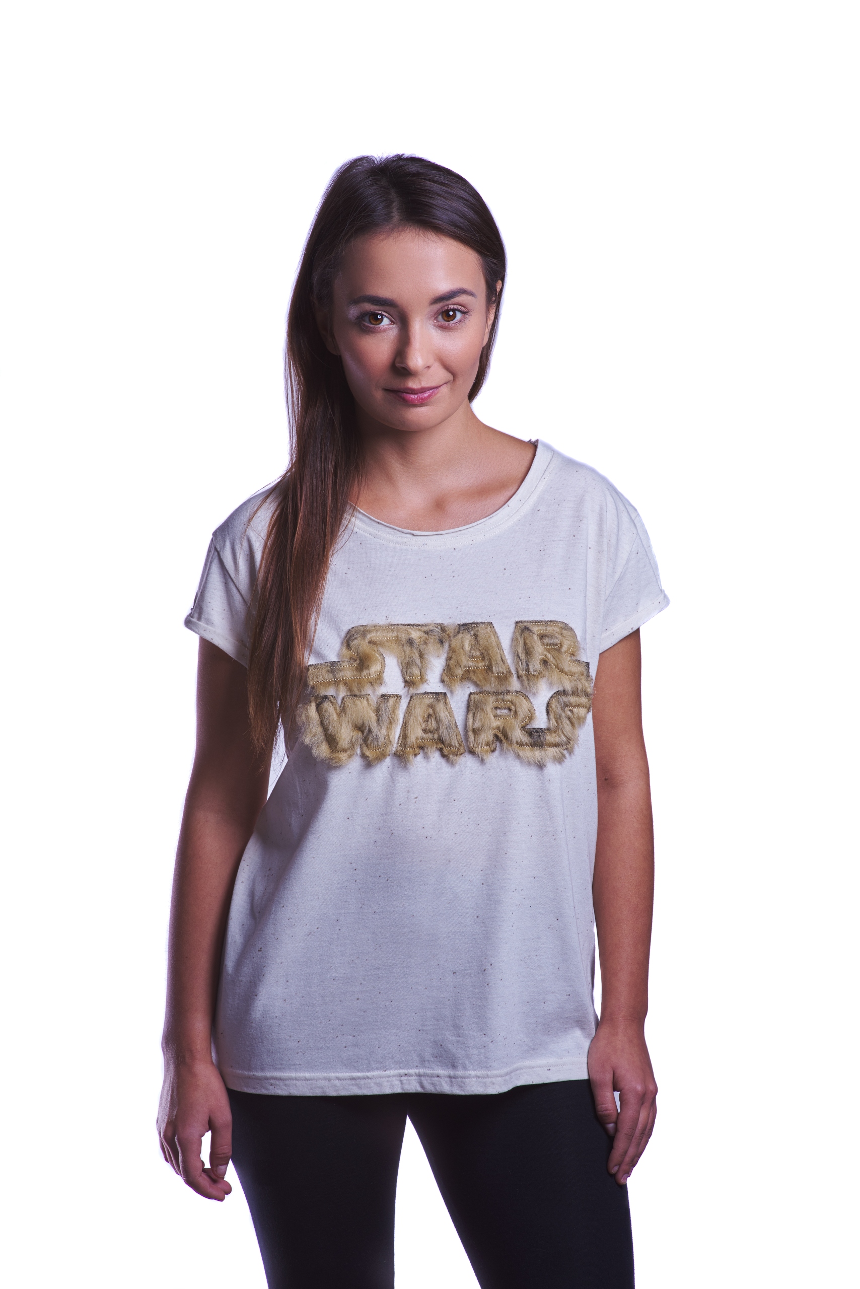 Koszulka Star Wars Fuzzy Logo Ladies L-Zdjęcie-0