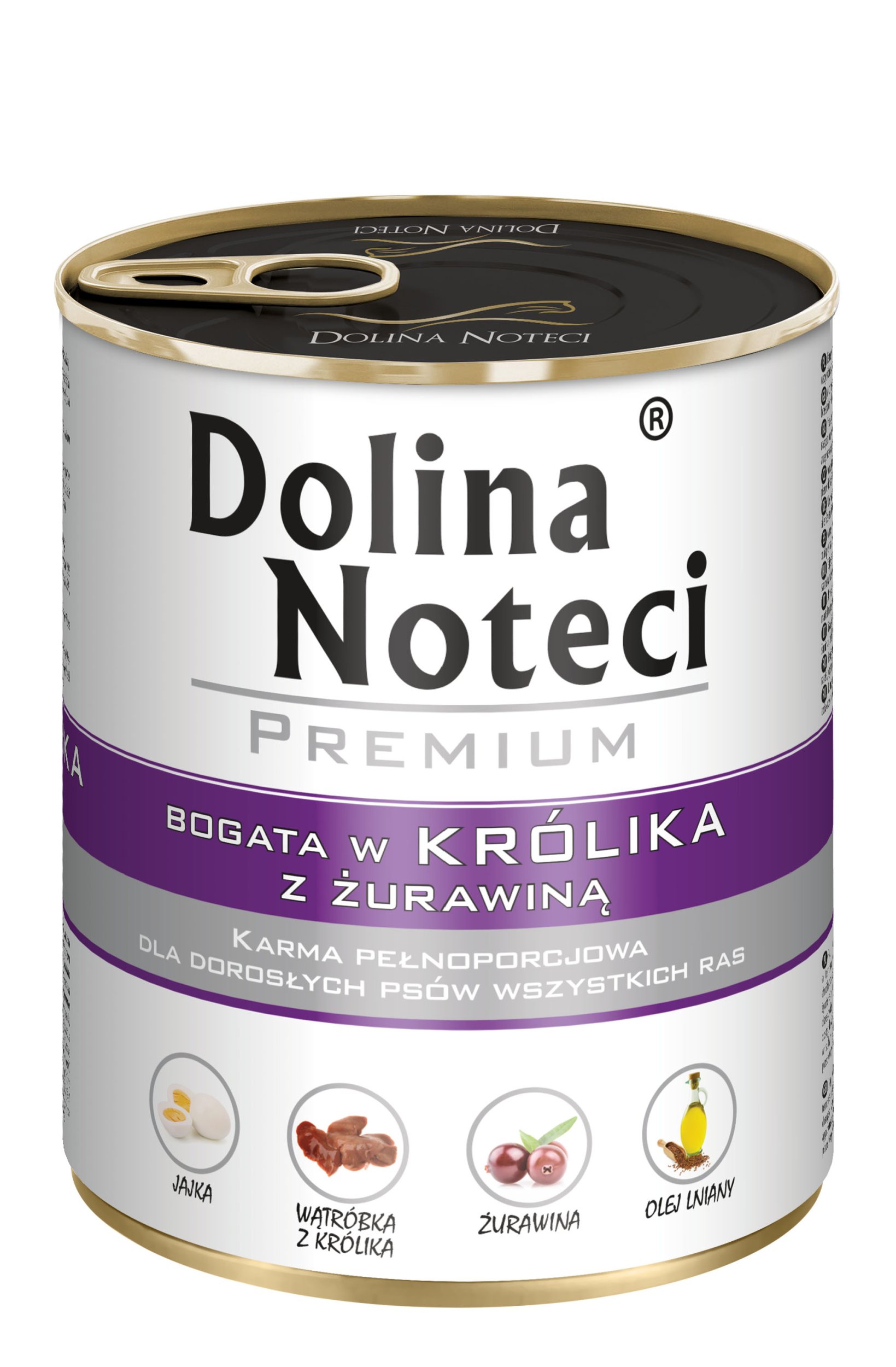 Levně Dnp bohatý na králíka s brusinkami 12X800g
