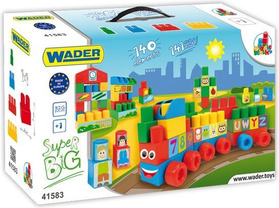 

Wader Klocki Middle Blocks Zestaw Super Big 41583