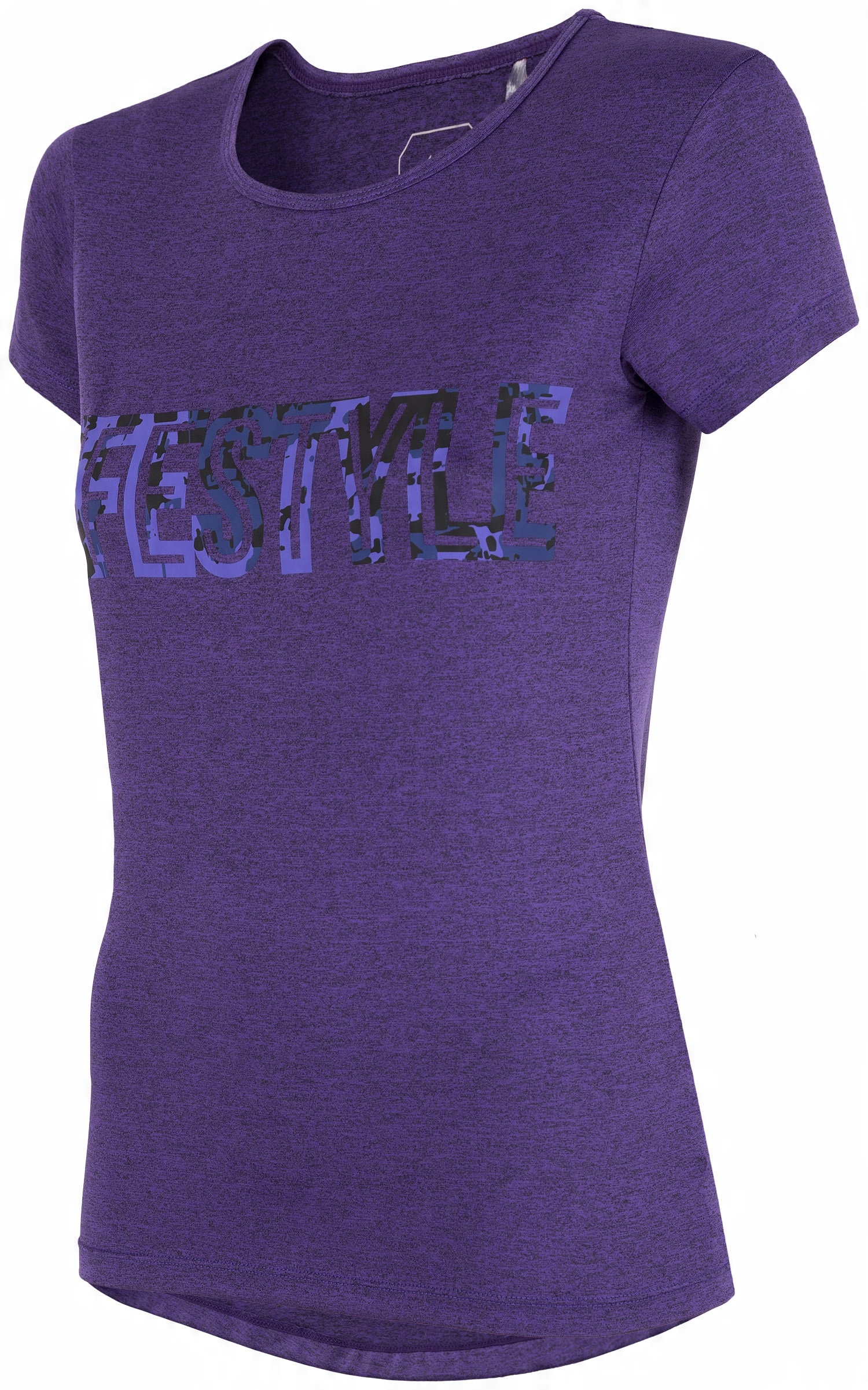 

T-shirt damski Everhill TSDF703 fioletowy S