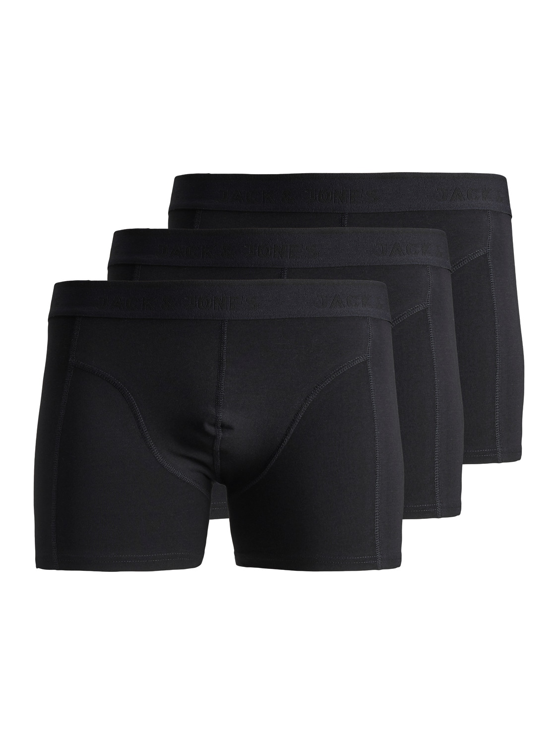 

Jacwaistband 3pak Bokserki JackAndJones czarny rS