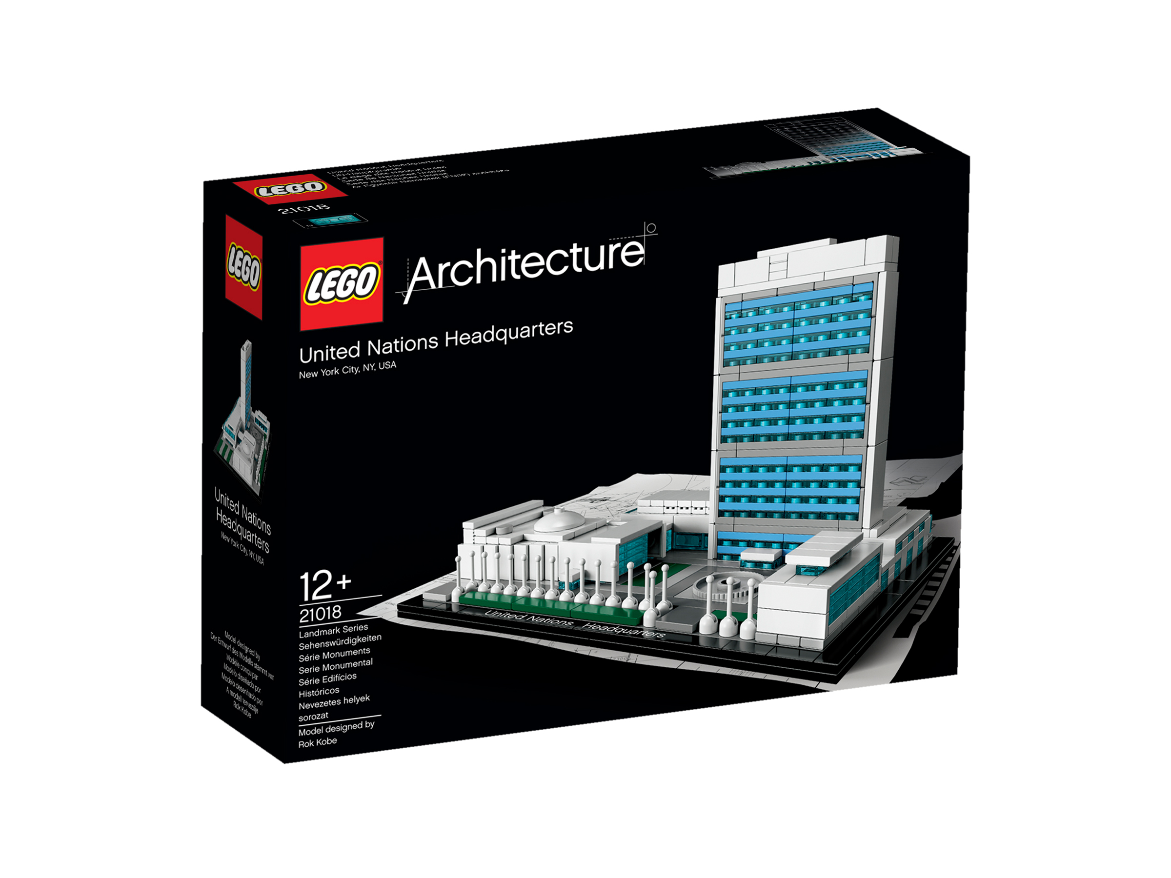 Lego Architecture Ústředí Osn 21018 Nová Sada Unikát